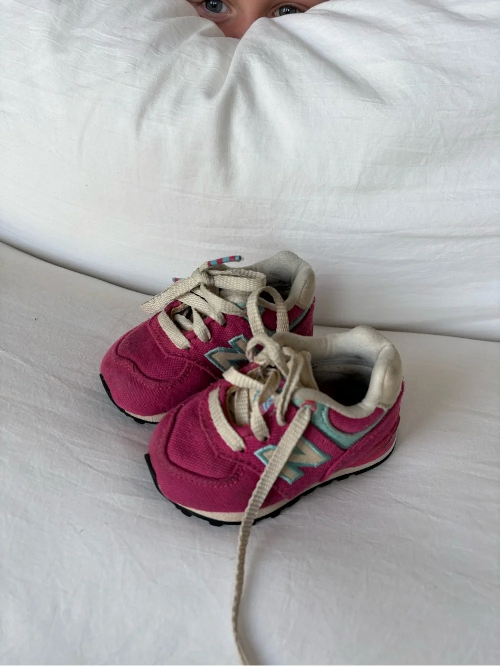 New Balance bright pink
